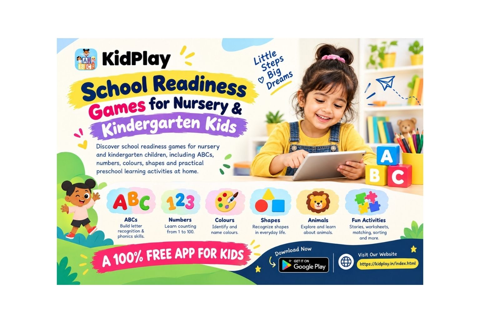 School Readiness Games for Nursery & Kindergarten Kids