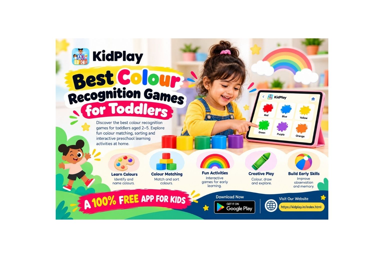 Best Colour Recognition Games for Toddlers